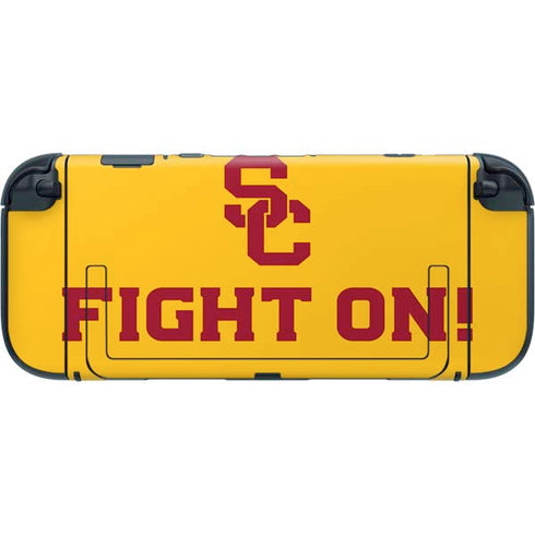 University of Southern California USC Fight On Gold Nintendo Switch 2 (2025) with Joy-Con Skin
